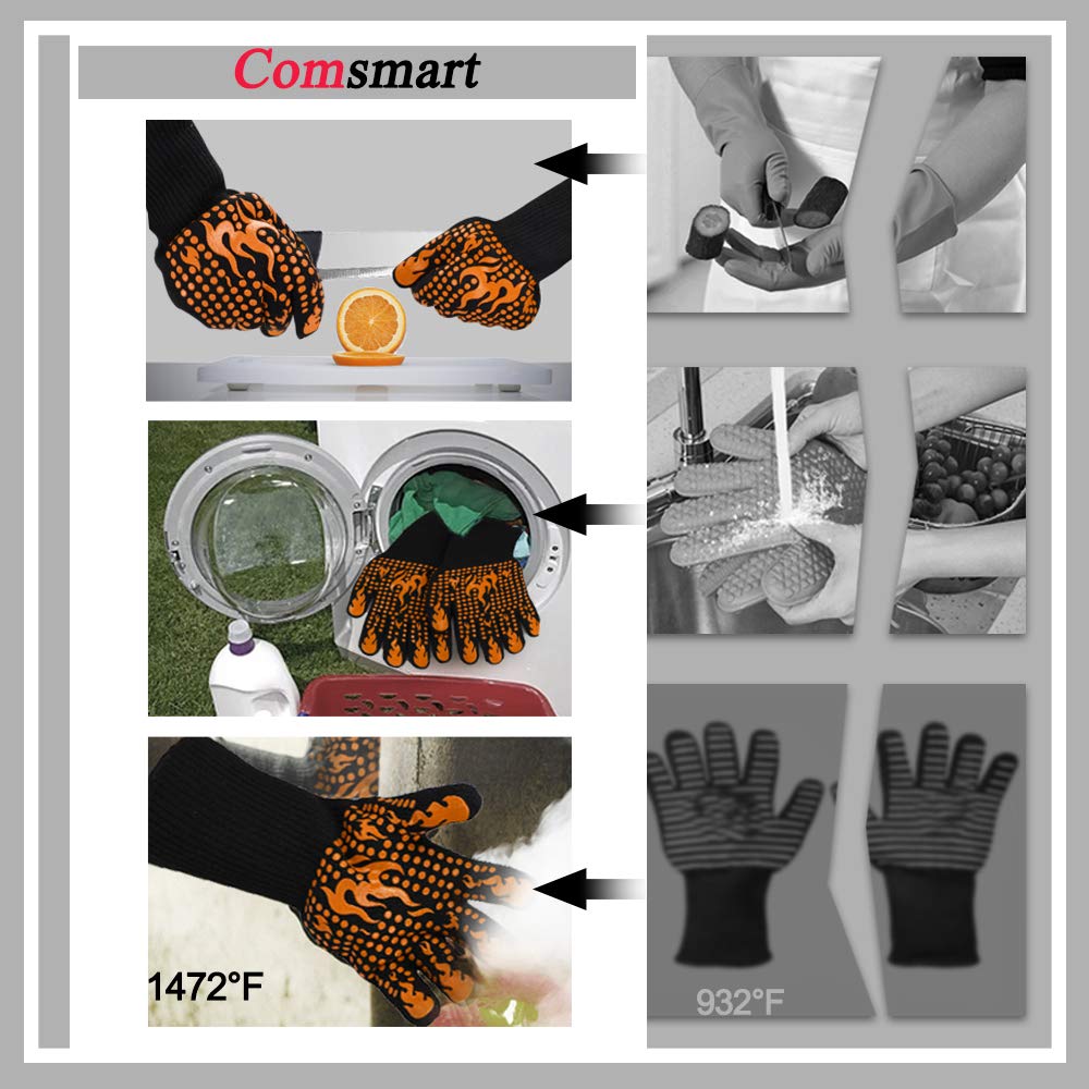 Comsmart gloves are machine washable for easy cleaning after cooking.