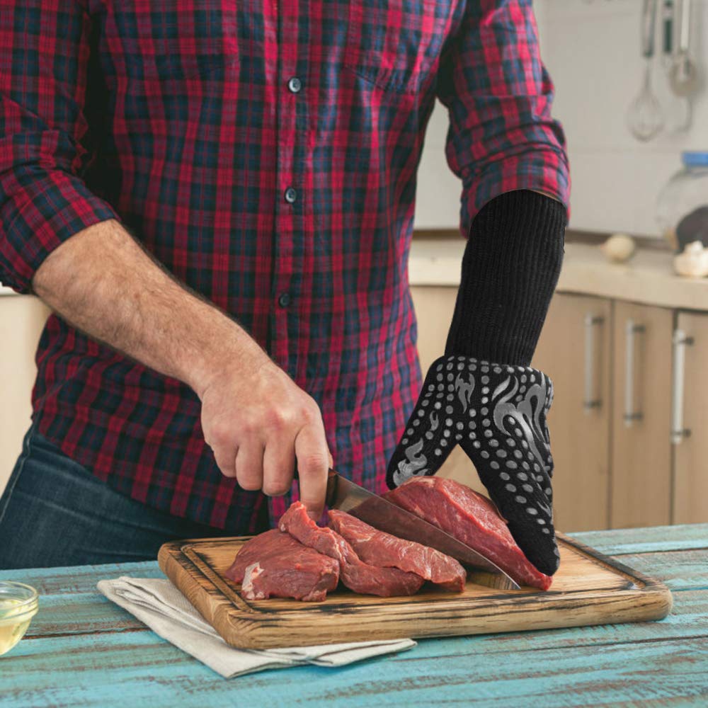 Comsmart BBQ Gloves machine-washable for quick cleanup