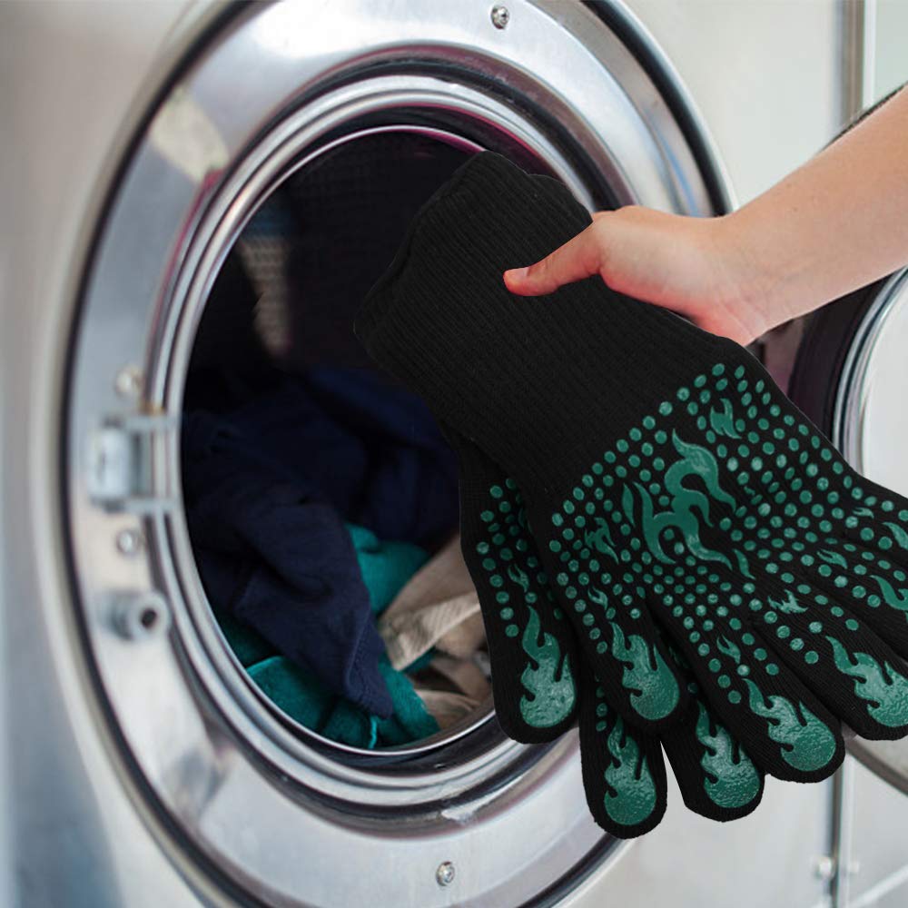 Comsmart BBQ Gloves hanging by the storage loop