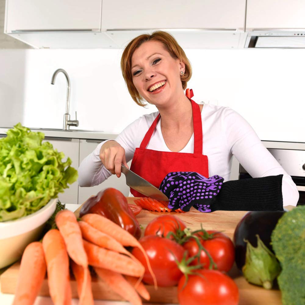 Versatile use for kitchen, grill, and outdoor cooking with durable grip.