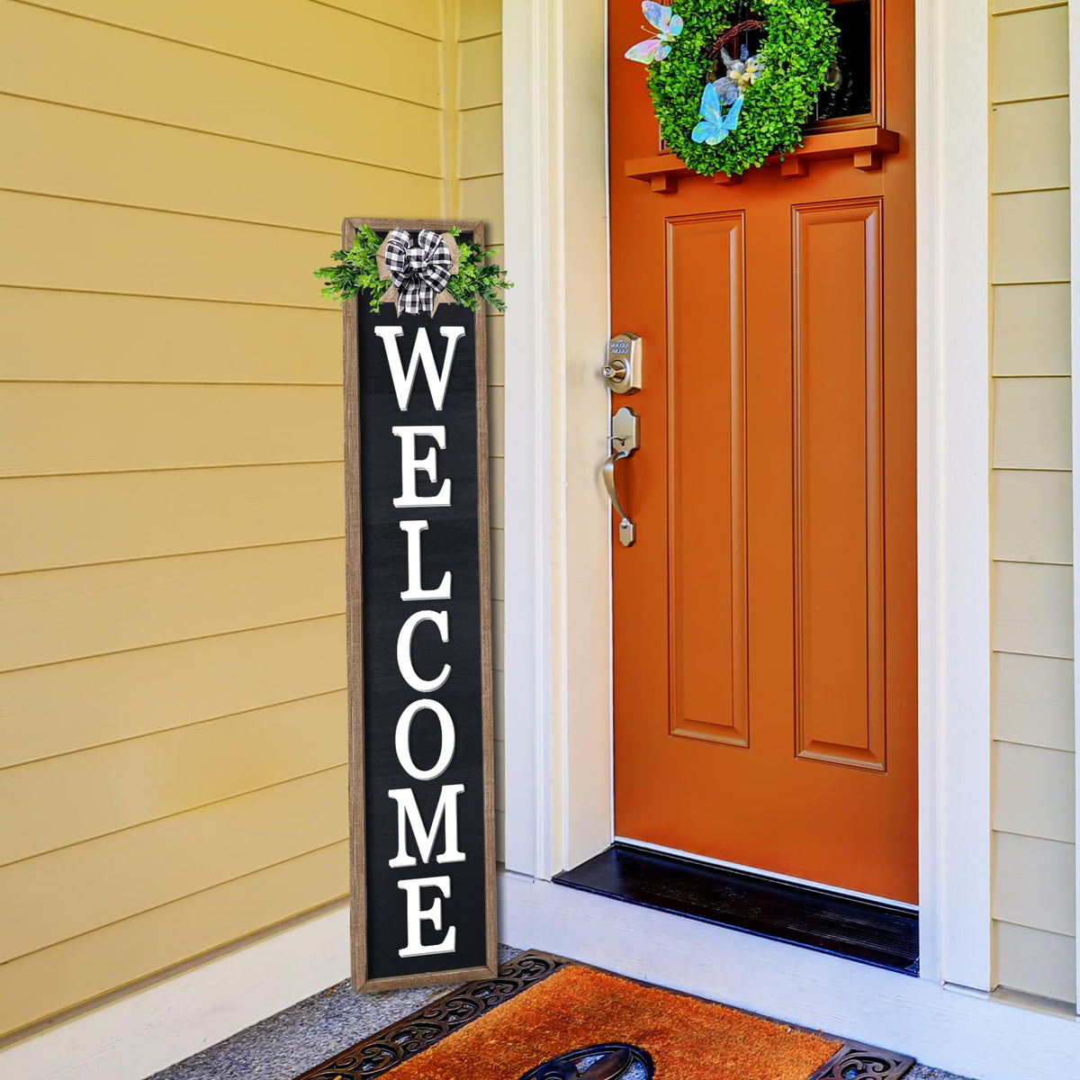 Comurdyo Welcome-ish Sign porch decor suitable for year-round outdoor use
