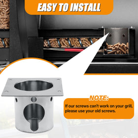 Burn pot for PB1600PS1 promotes longevity and steady temperature.