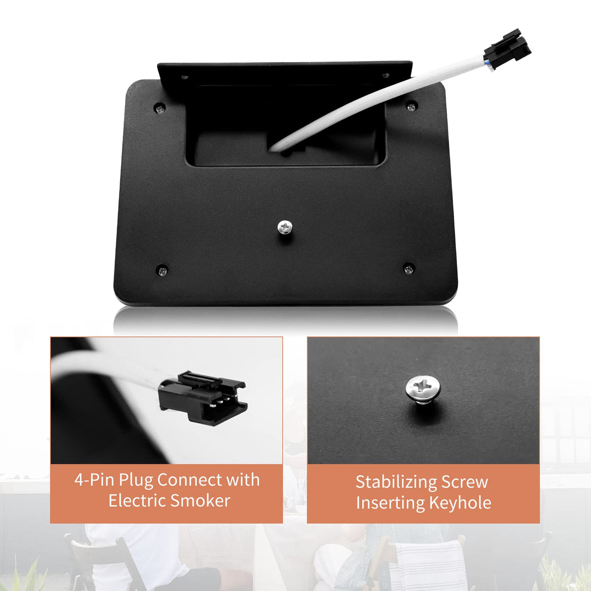 COMVIEE screws included for easy installation of the Masterbuilt panel.