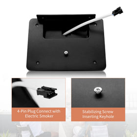COMVIEE screws included for easy installation of the Masterbuilt panel.