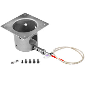 COMVIEE fire burn pot for Traeger grills with durable 14-gauge steel and precise fit.