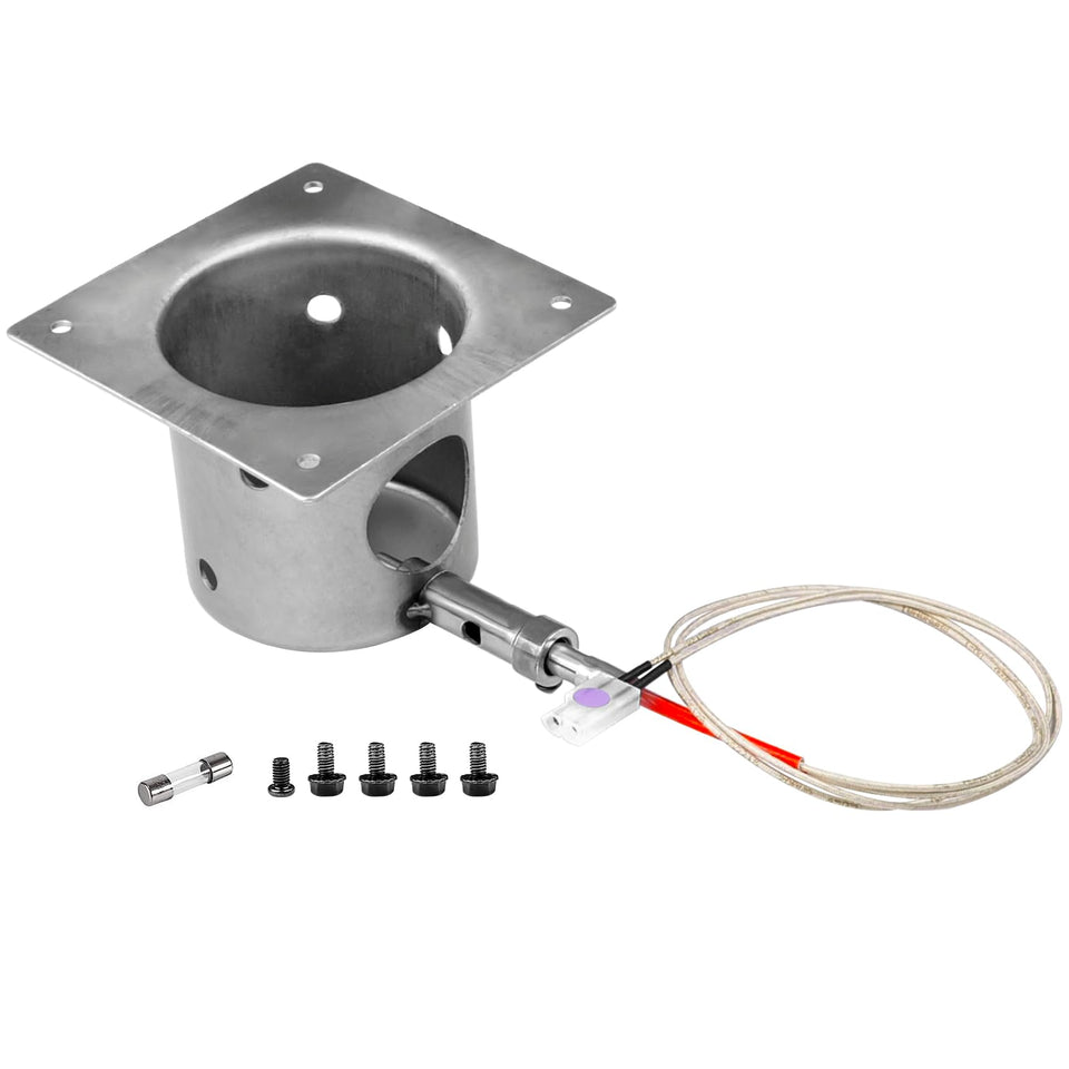 COMVIEE fire burn pot for Traeger grills with durable 14-gauge steel and precise fit.