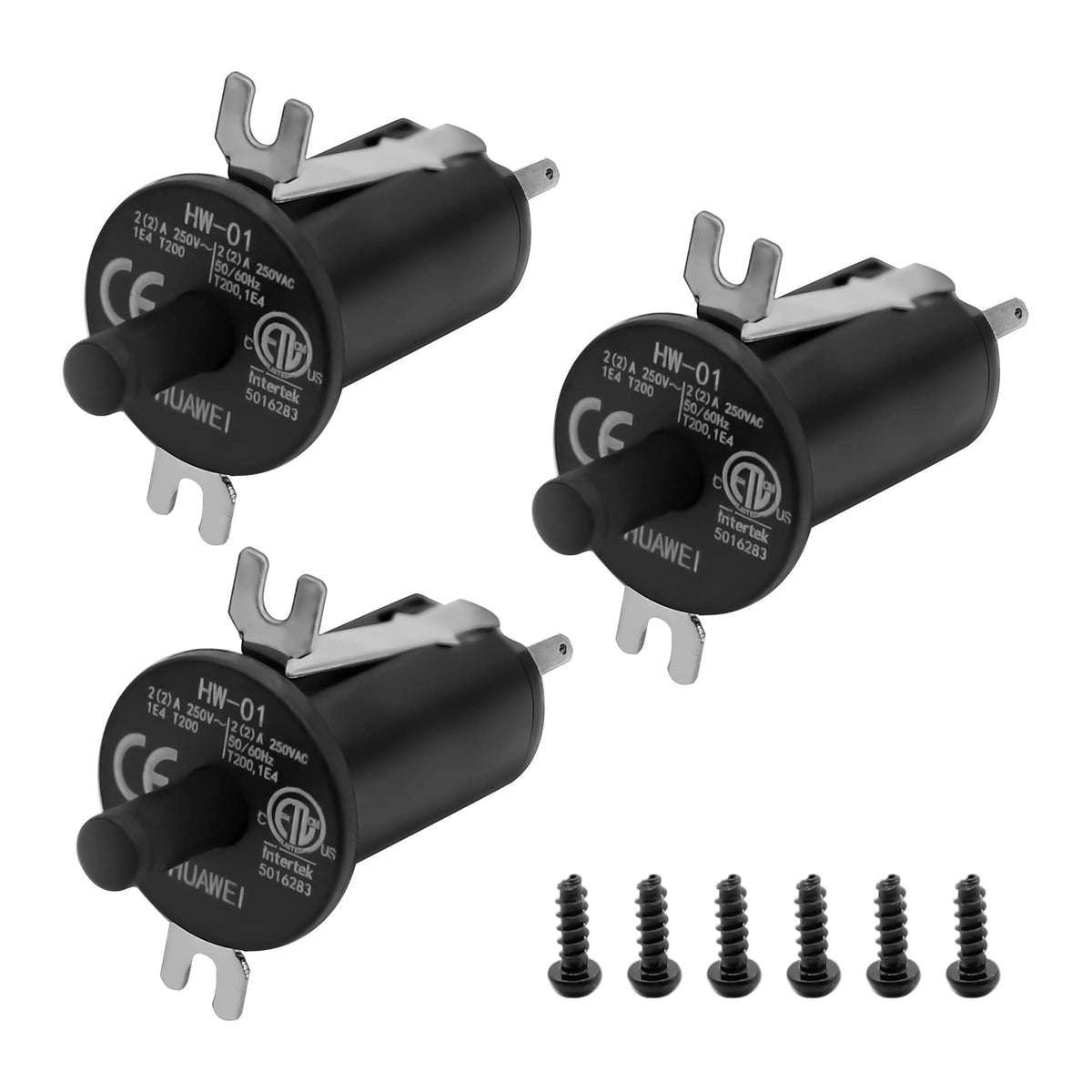 COMVIEE hopper lid door switch 3-pack for Masterbuilt, easy replacement for reliable lid action
