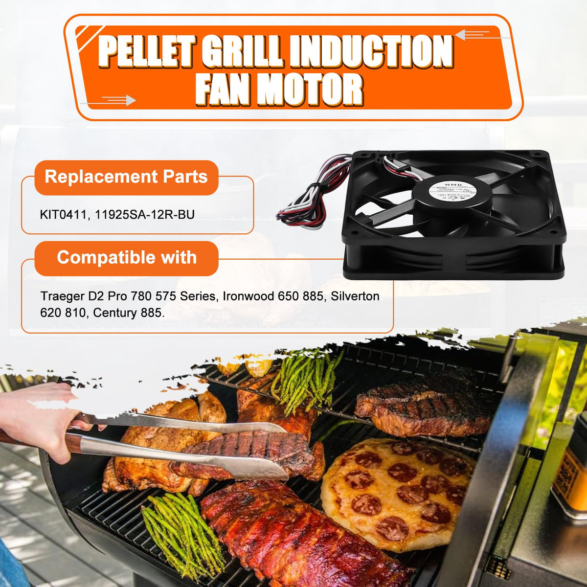 COMVIEE induction fan for Century 885 supports safer, consistent cooking.