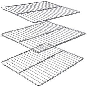 COMVIEE Masterbuilt 30in grate, left view, durable steel for even heat distribution.