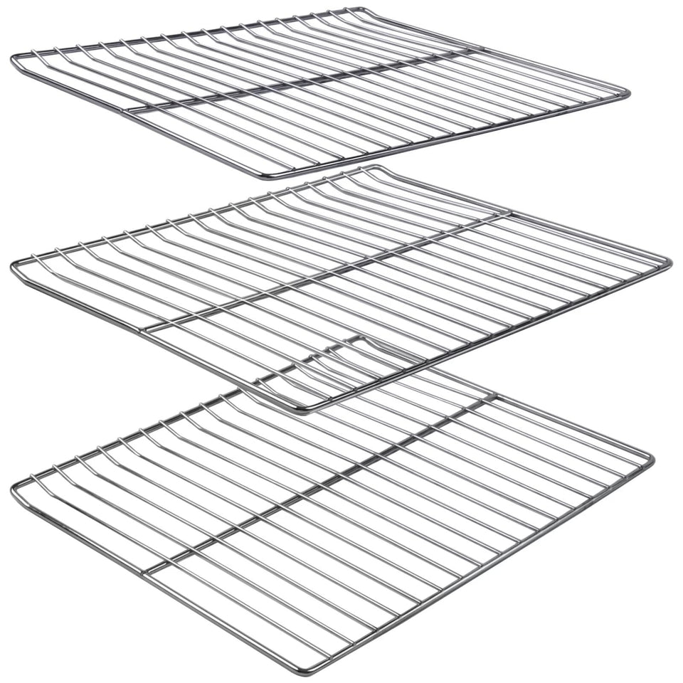 COMVIEE Masterbuilt 30in grate, left view, durable steel for even heat distribution.