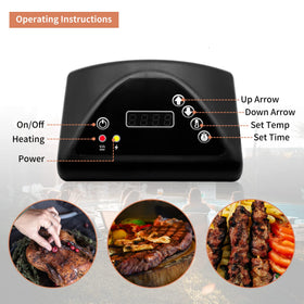 COMVIEE precise thermostat helps steady temperature readings during smoking.