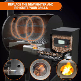 Protrusion adjustment guide for optimal ignition in pellet grills
