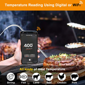 COMVIEE Removable probe tip allows easy cleaning after cooking