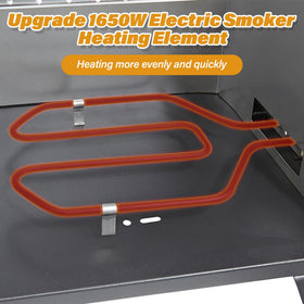 COMVIEE temperature stability test showing consistent smoking temperatures.