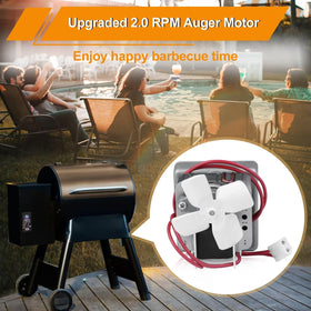 COMVIEE installed in-use with a grill showcasing smooth feeding operation.