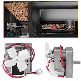 COMVIEE packaged motor ready-to-install with essential wiring for easy setup.