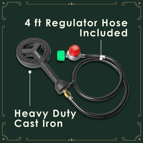 Concord Cookware built-in stand legs enable stable standalone setup.