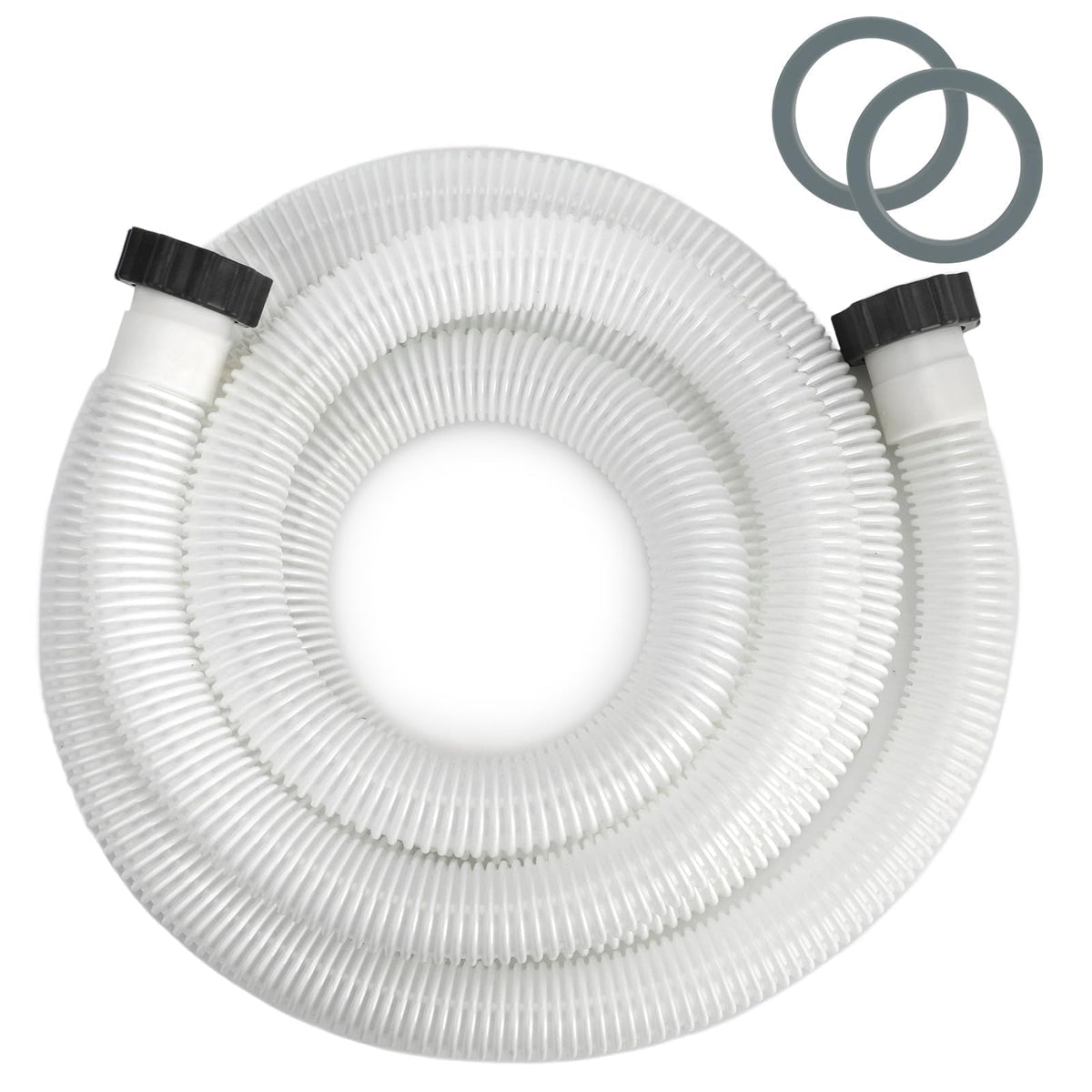 Conderyang 15ft pool hose with 1.5in connection for simple above-ground setups.