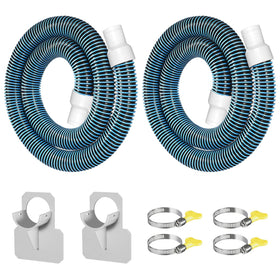 Conderyang 2Pack blue pool hose for easy maintenance and steady water flow.