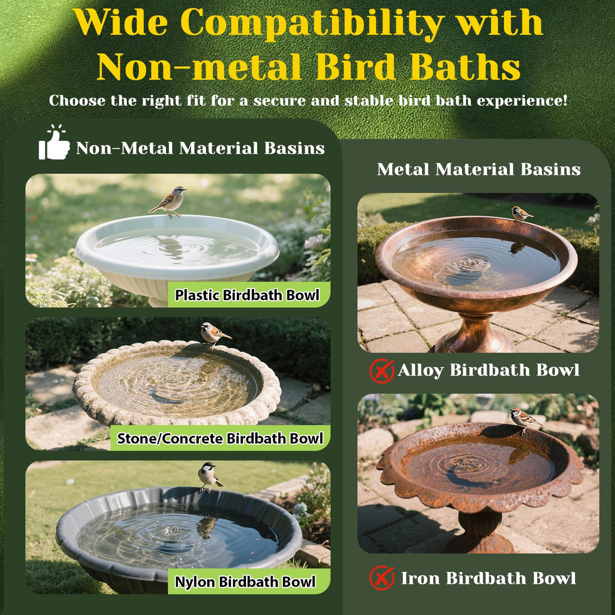 Conderyang all-season copper disk resists weather for dependable cleaning.