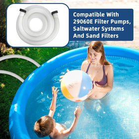 Conderyang 1.5in hose compatible with common pool pumps.