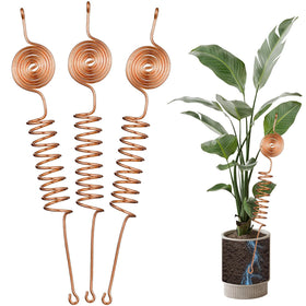 Conderyang electroculture copper antenna kit showing energy-friendly garden enhancement in action.