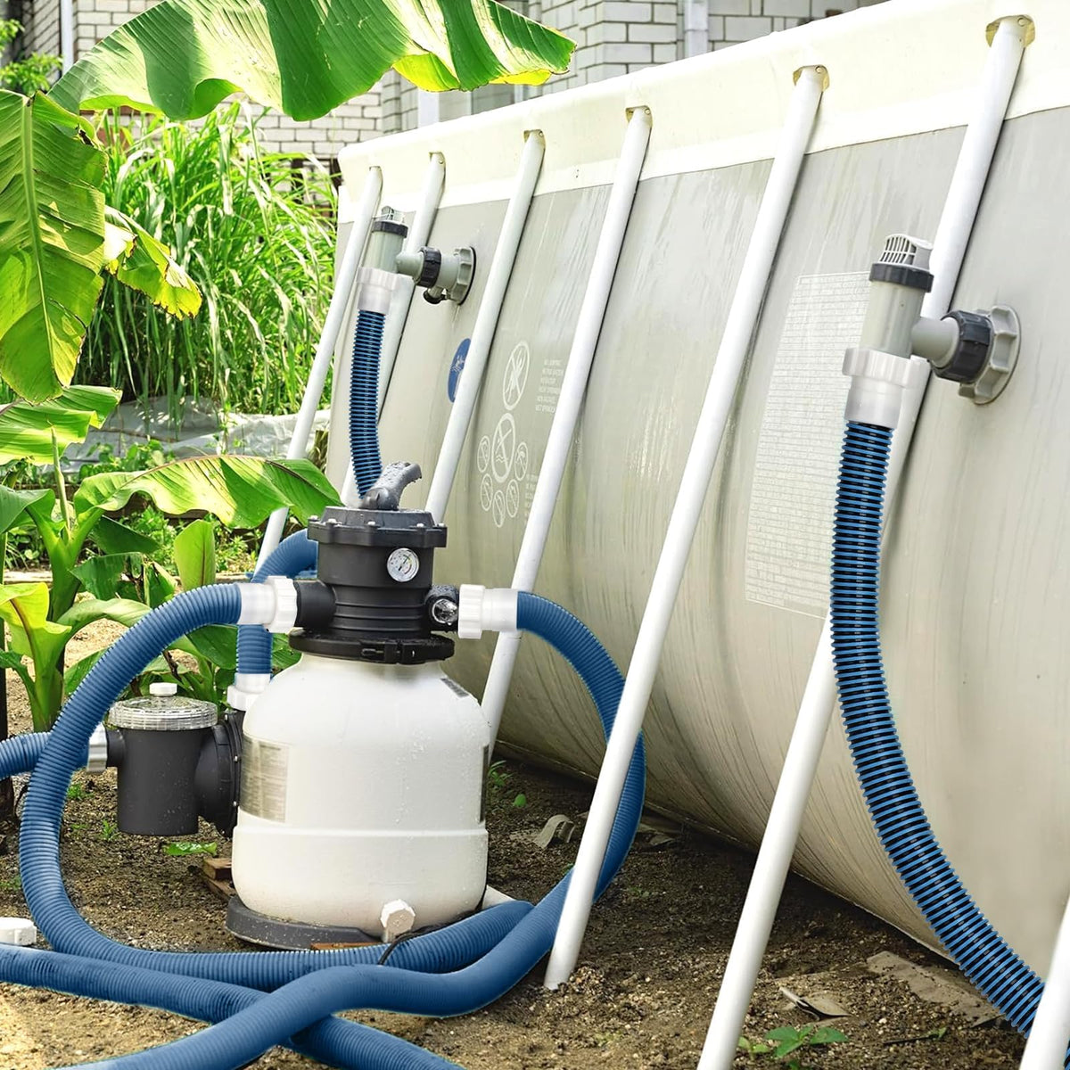 Conderyang 2-pack provides value with extra hoses for replacements.