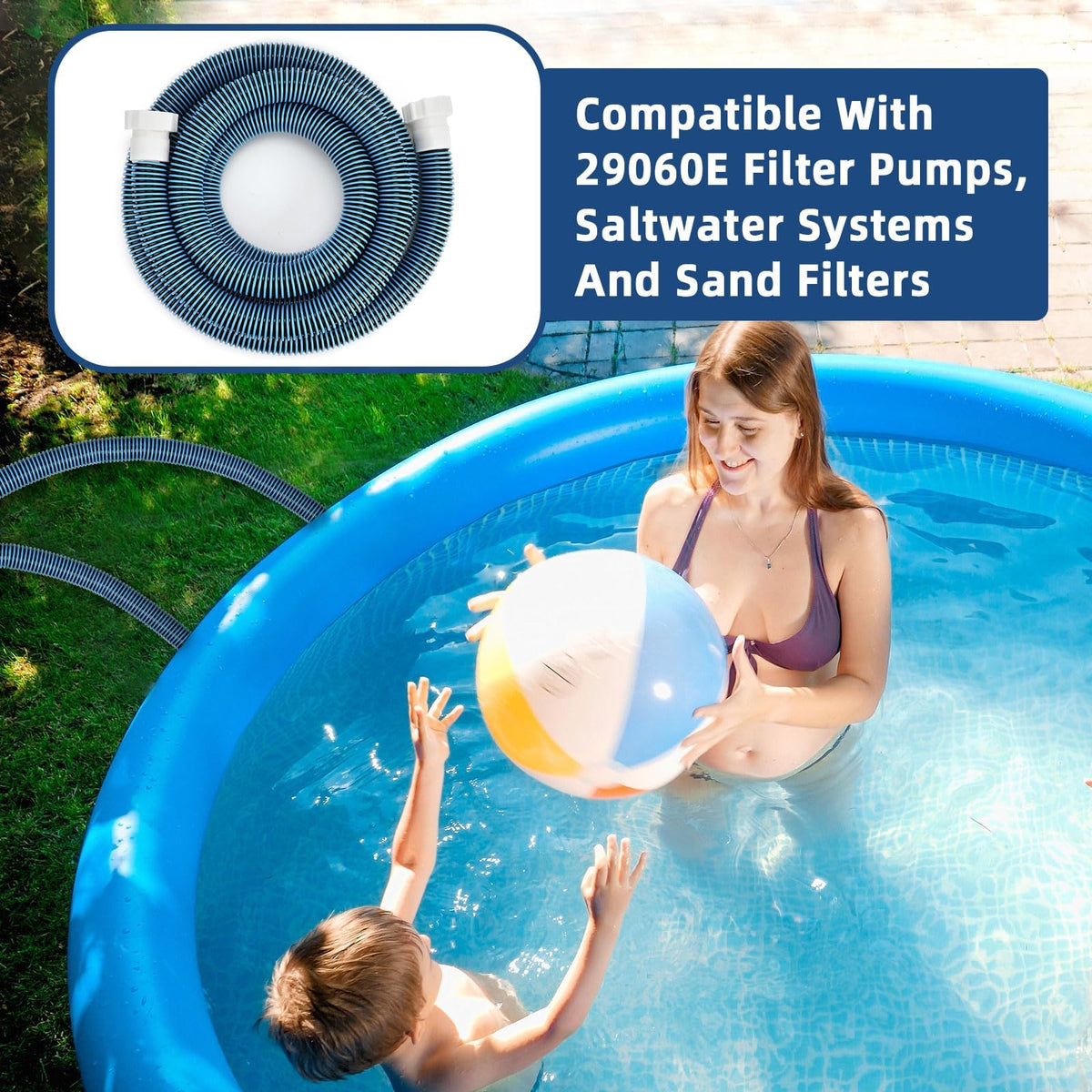 Four leak-resistant rings ensure secure pump connections