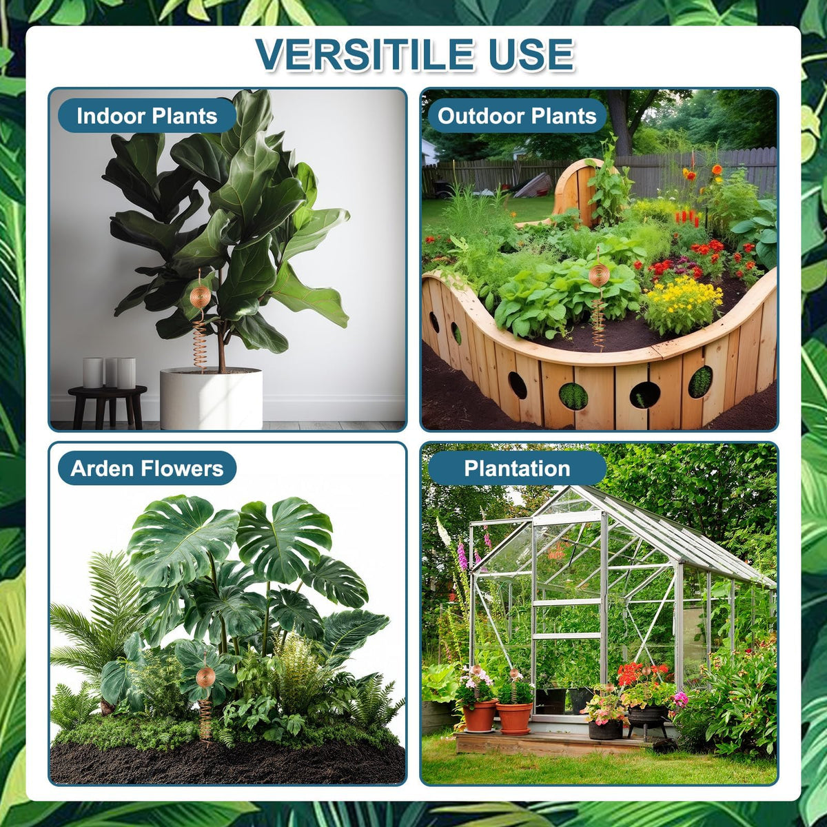 Conderyang six-pack kit suits herbs, tomatoes, orchids, and ferns in various spaces.
