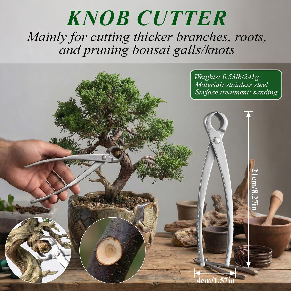 CONFUTURY bonsai tools set bonsai shears for precise trimming and shaping