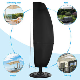 CONFUTURY umbrella cover is easy to clean and store in the included bag.