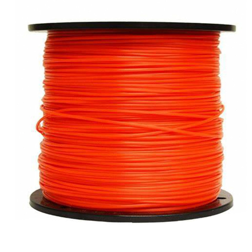 CONIVNTU cross 0.095 trimmer line on red spool for efficient yard clearing.