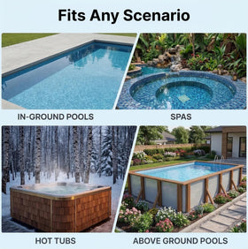 Consciot spa cleaning performance for above-ground and in-ground pools.