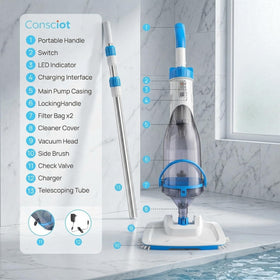 Consciot easy storage after pool sessions for quick access.