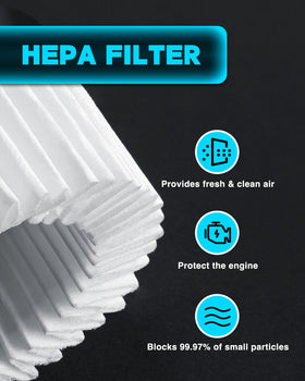 ConsoLife kit packaging with four filters and brush
