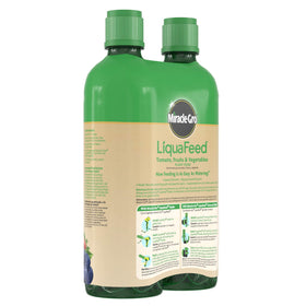 Container plants fed with LiquaFeed for healthy yield.