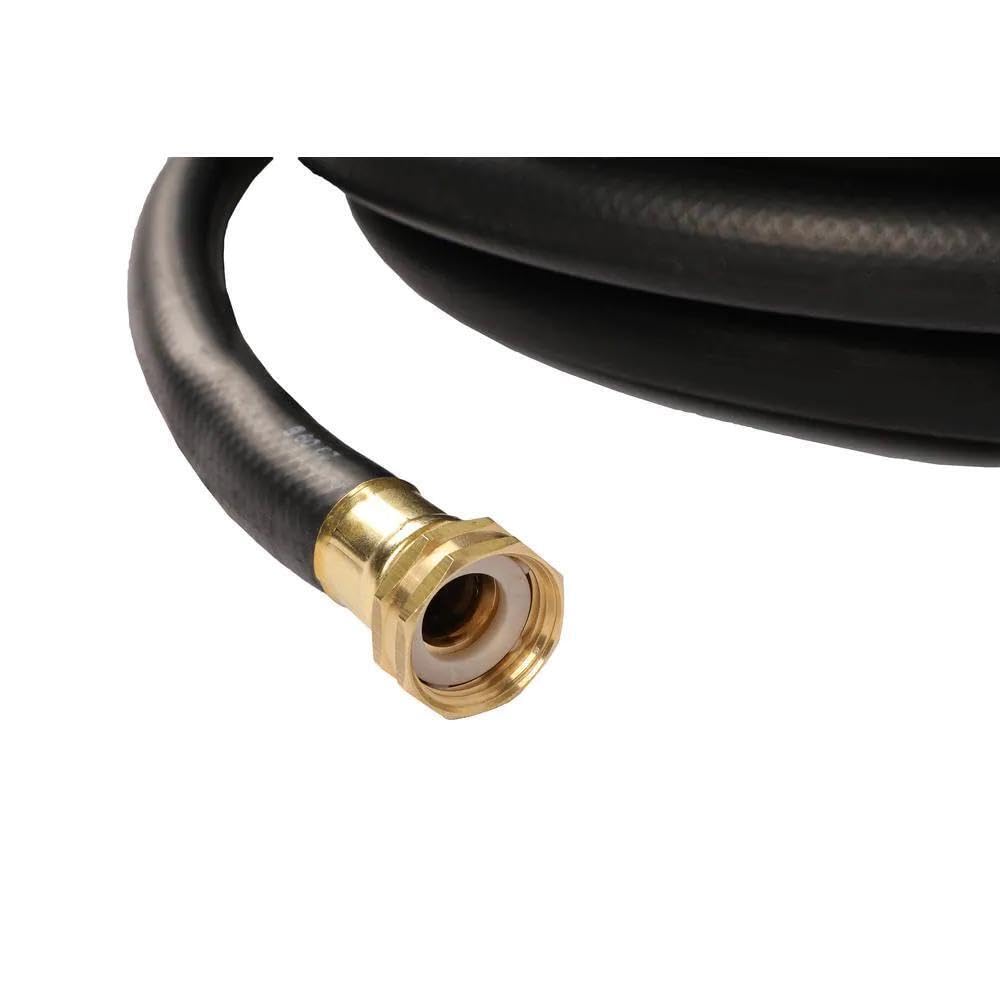 Continental Premium Garden Black hose brass male and female threads for secure connections