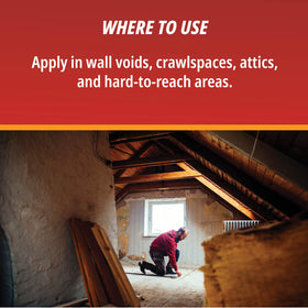 D-Fense Dust is odorless and non-staining for sensitive areas.