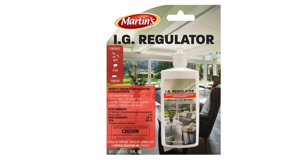 Control Solutions I.G.Regulator 1oz bottle for odor control in kennels.