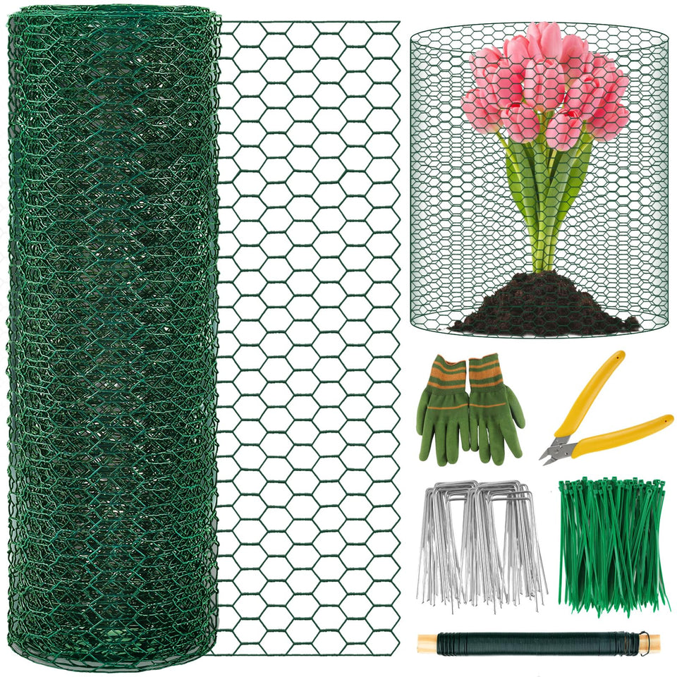 Convivium plant protectors kit contents laid out for quick outdoor setup.