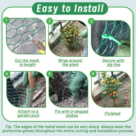 Convivium protection for roses and vegetables without blocking sunlight.