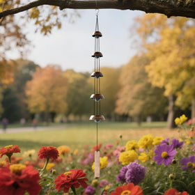 Coobest Feng Shui wind chime with five elements for balanced space