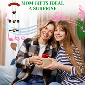 Durable copper wind bell withstands weather for years of soothing outdoor sound.