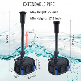 COODIA three-pattern fountain kit enables versatile landscape effects.