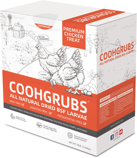 COOHGRUBS BSF packaging on the box for easy storage and freshness
