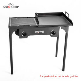 COOKAMP rugged heavy-duty metal construction built for durable camping use.
