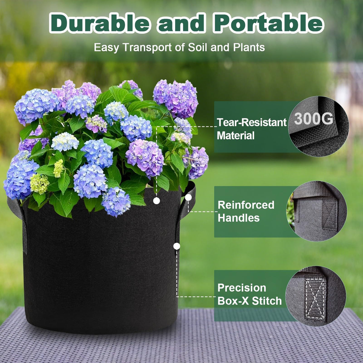 Cookiele 5-pack versatile bags for tomatoes, potatoes, strawberries, and peppers