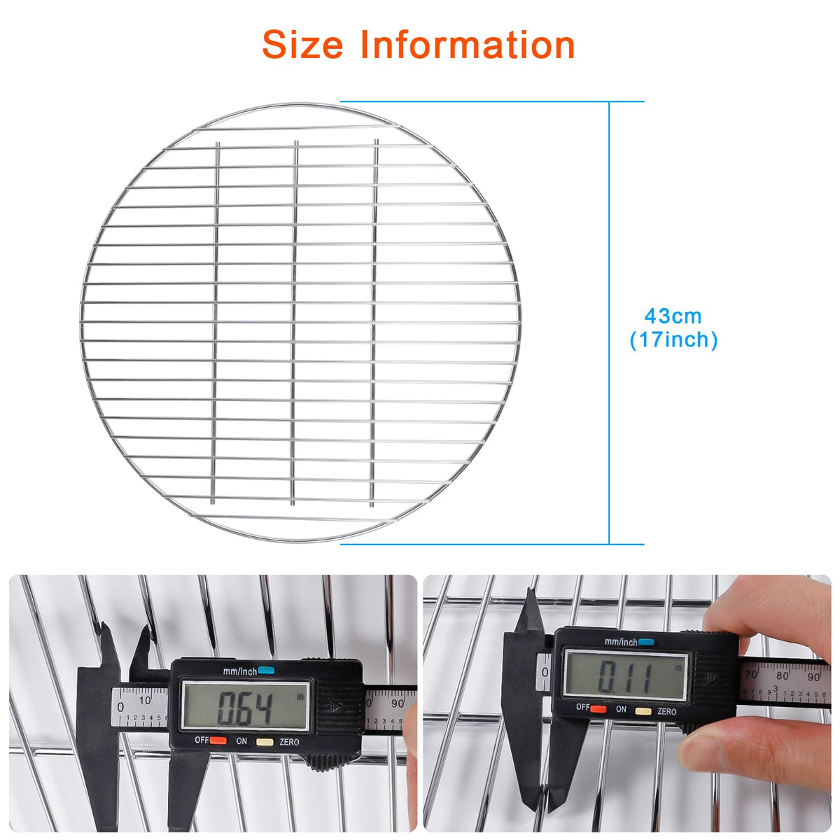 Coolbird iron wire grate highlighting durable construction and heat tolerance.