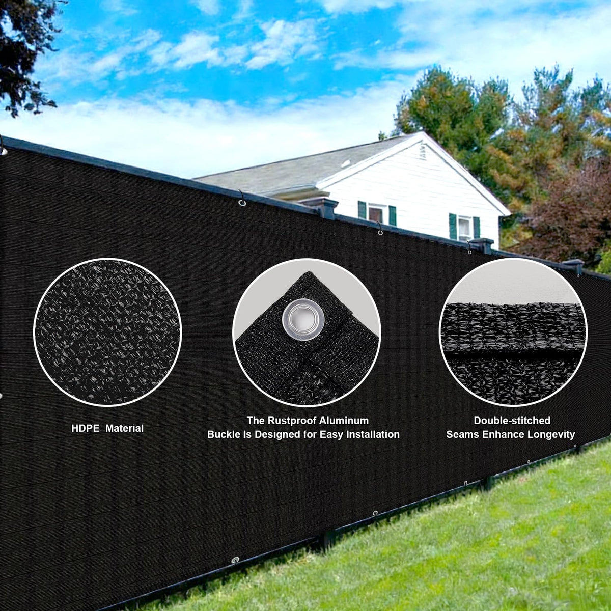 COOLBOYS balcony screen reduces sun glare and heat