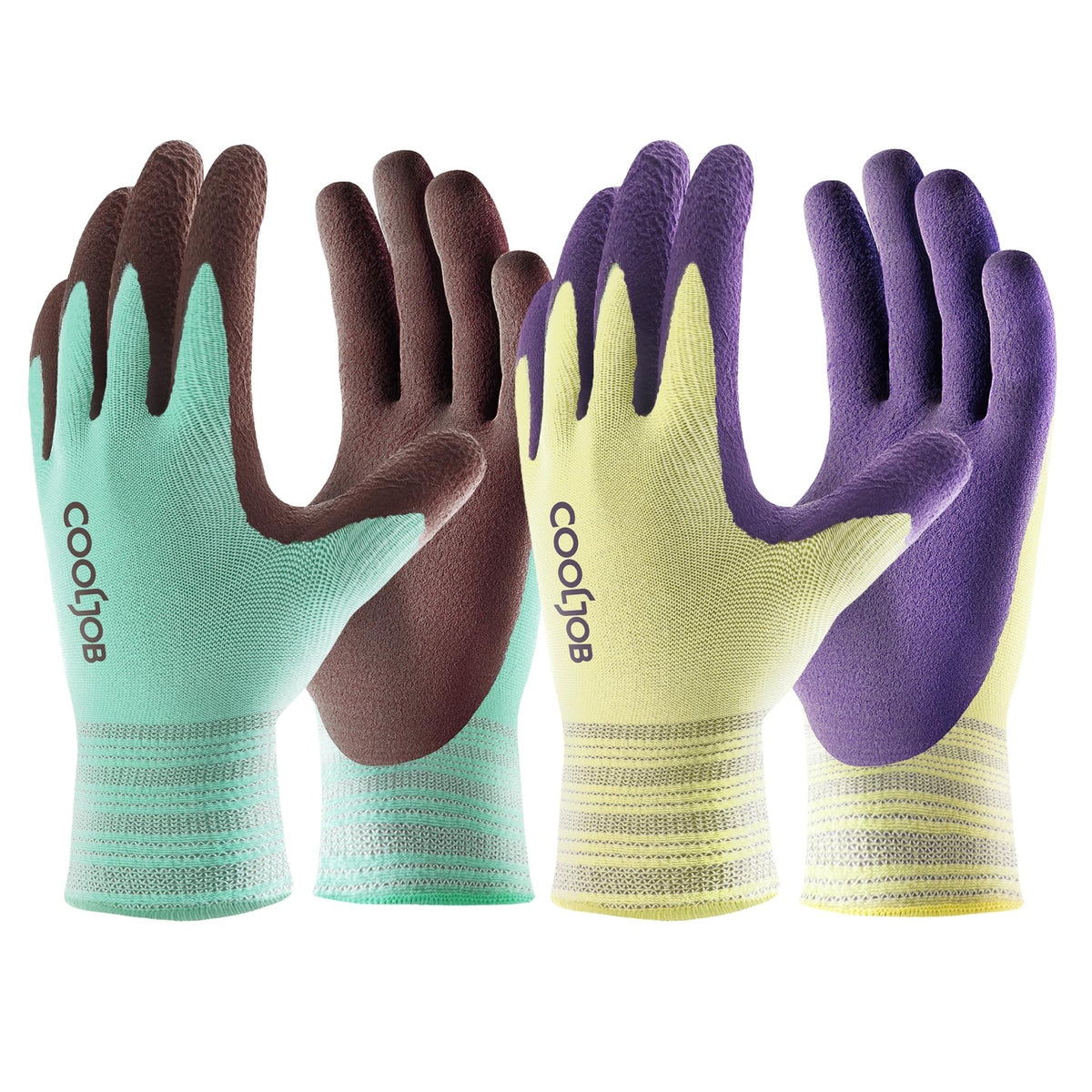 COOLJOB breathable gloves for women with palm-dipped coating, providing cool, comfortable wear